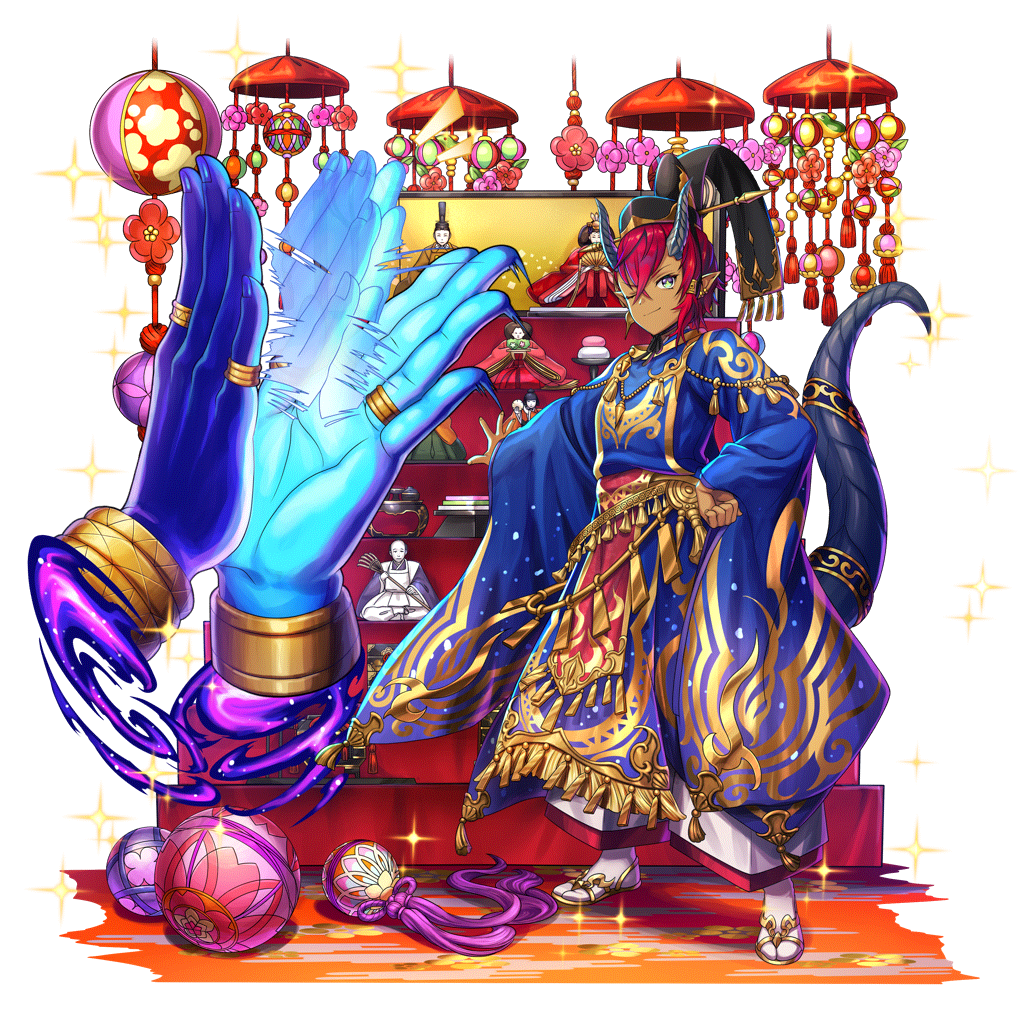 [完璧！ひな飾り]アリババのキャラクター画像