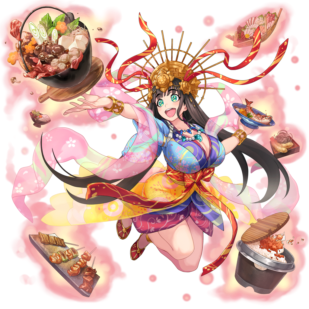 [女神のご馳走]ウケモチのキャラクター画像