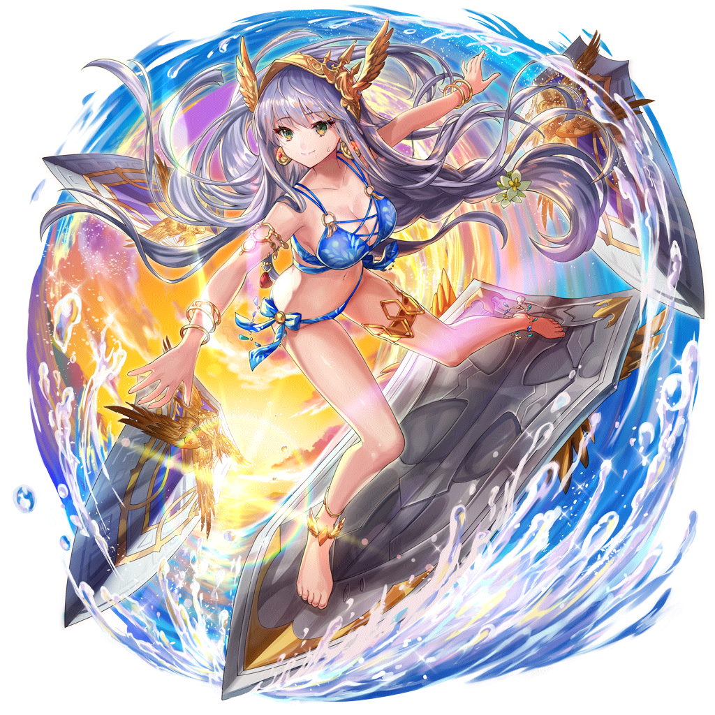 [波乗り女神（初級）]アテナのキャラクター画像