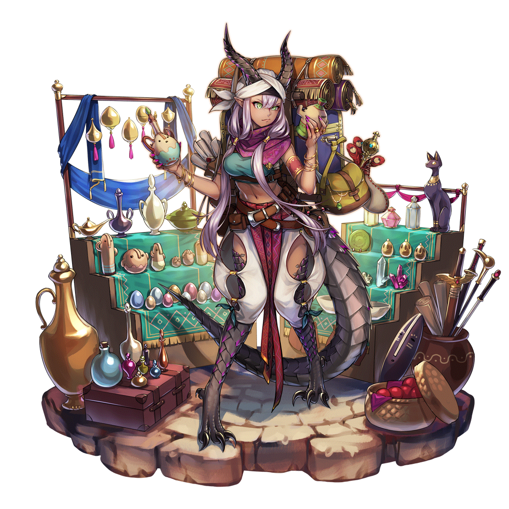 [流浪の竜商]シンシアのキャラクター画像