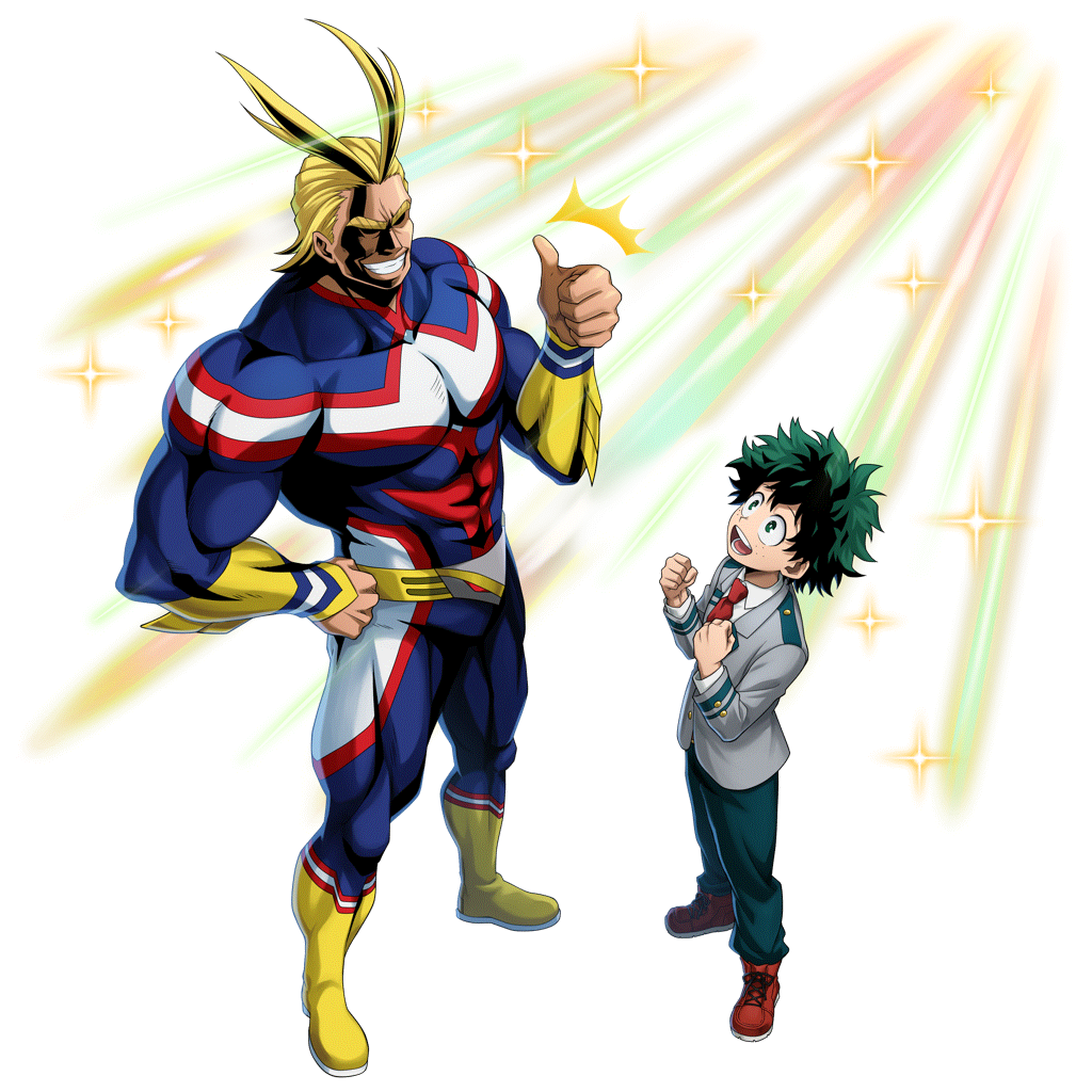 [憧憬]緑谷出久＆オールマイトのキャラクター画像