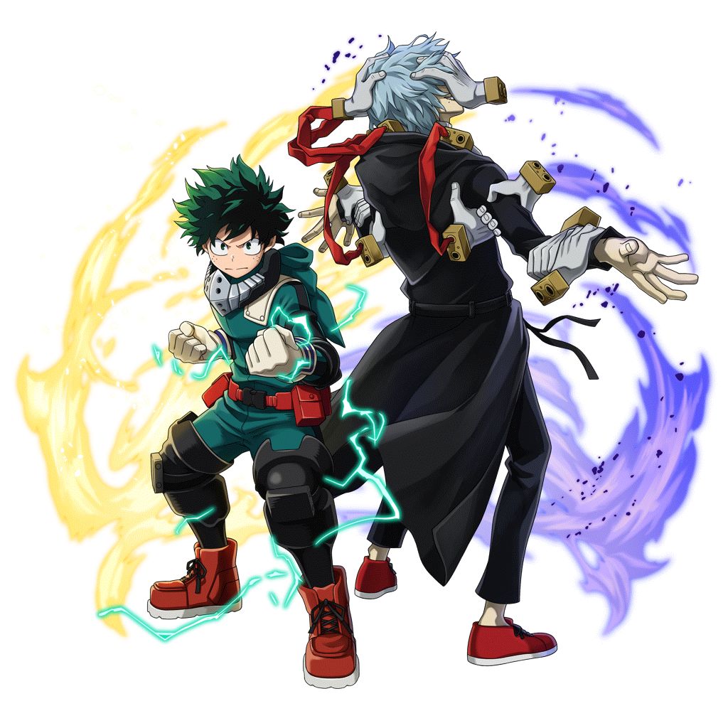 [因縁]緑谷出久vs死柄木弔のキャラクター画像