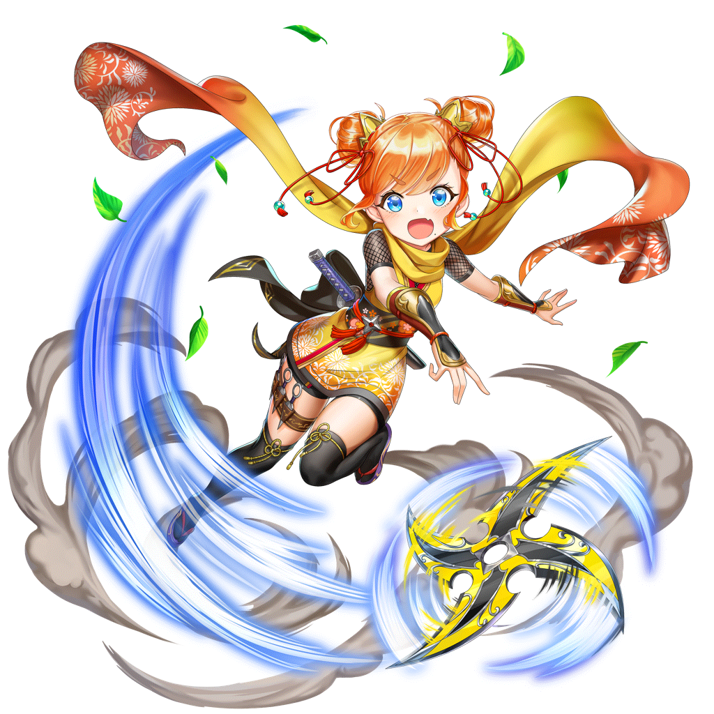 [舞咲く手裏剣]衣笠のキャラクター画像
