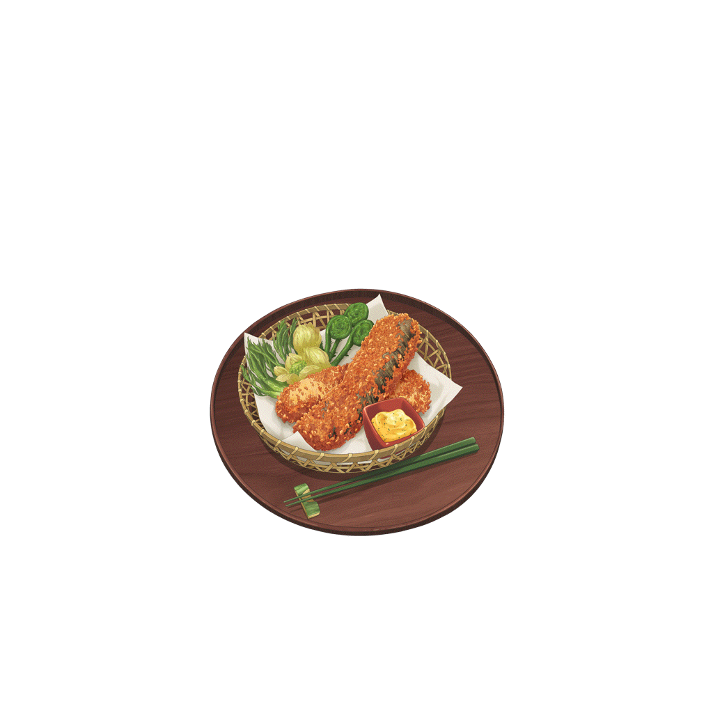 岩魚のお柿揚げのキャラクター画像