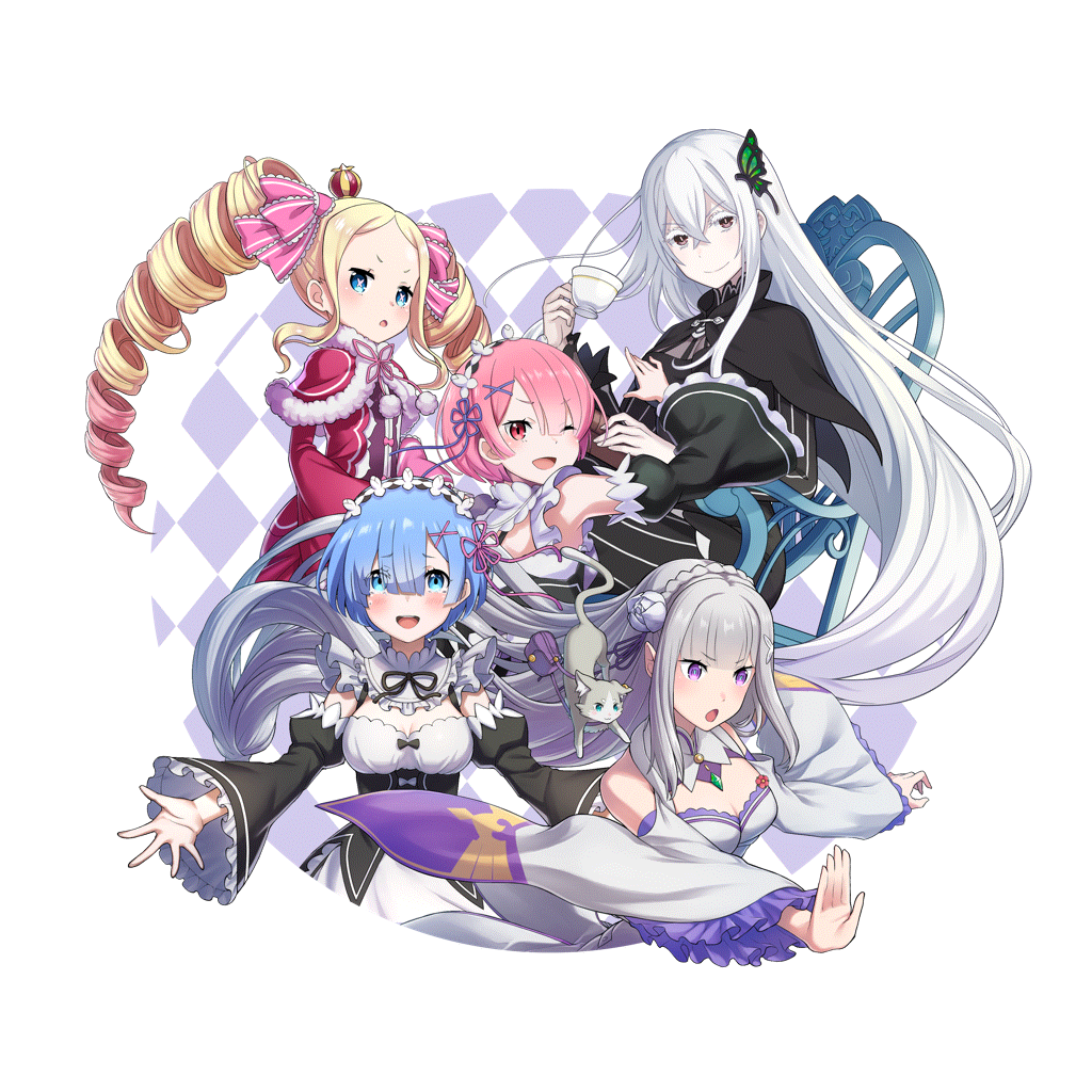リゼロコラボ記念のキャラクター画像
