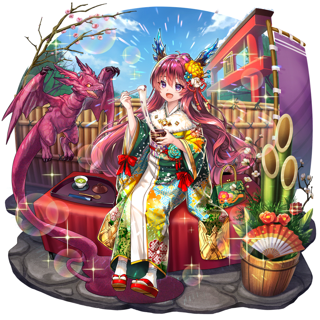 [新年の楽しみ方？]メイのキャラクター画像