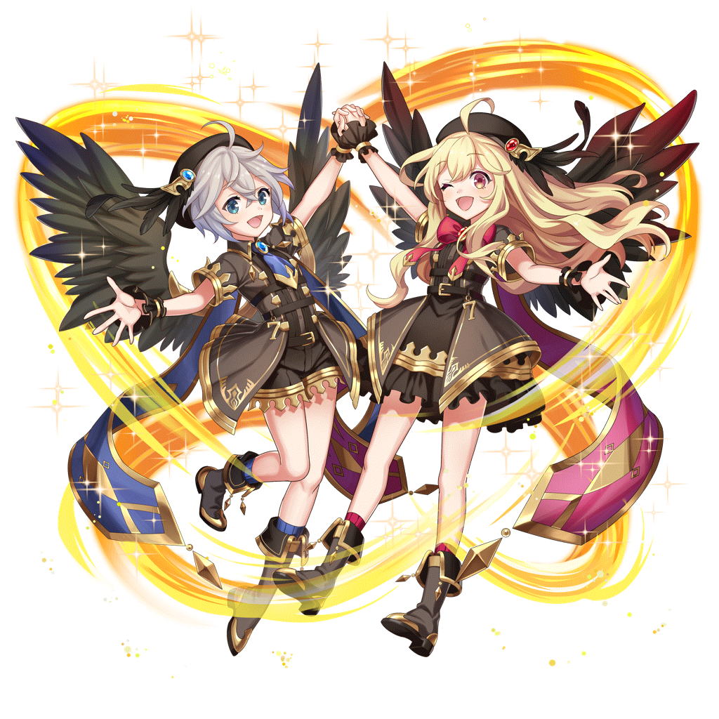 [世界を翔ける]フギンとムニンのキャラクター画像