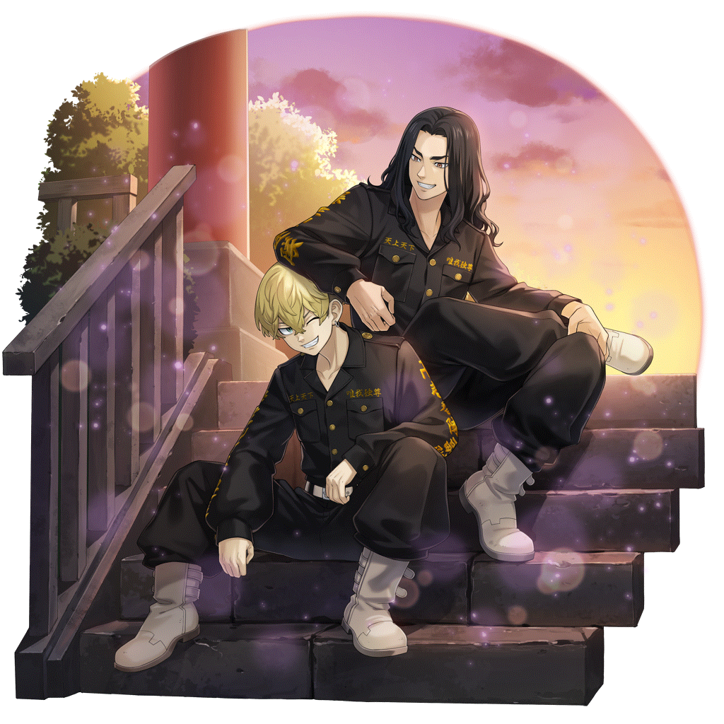 [半分コな]場地圭介＆松野千冬のキャラクター画像