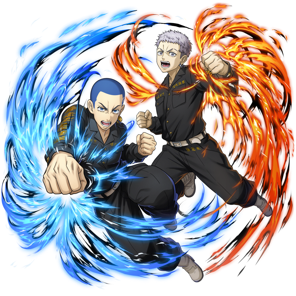 [弐番隊の力]三ツ谷隆＆柴八戒のキャラクター画像