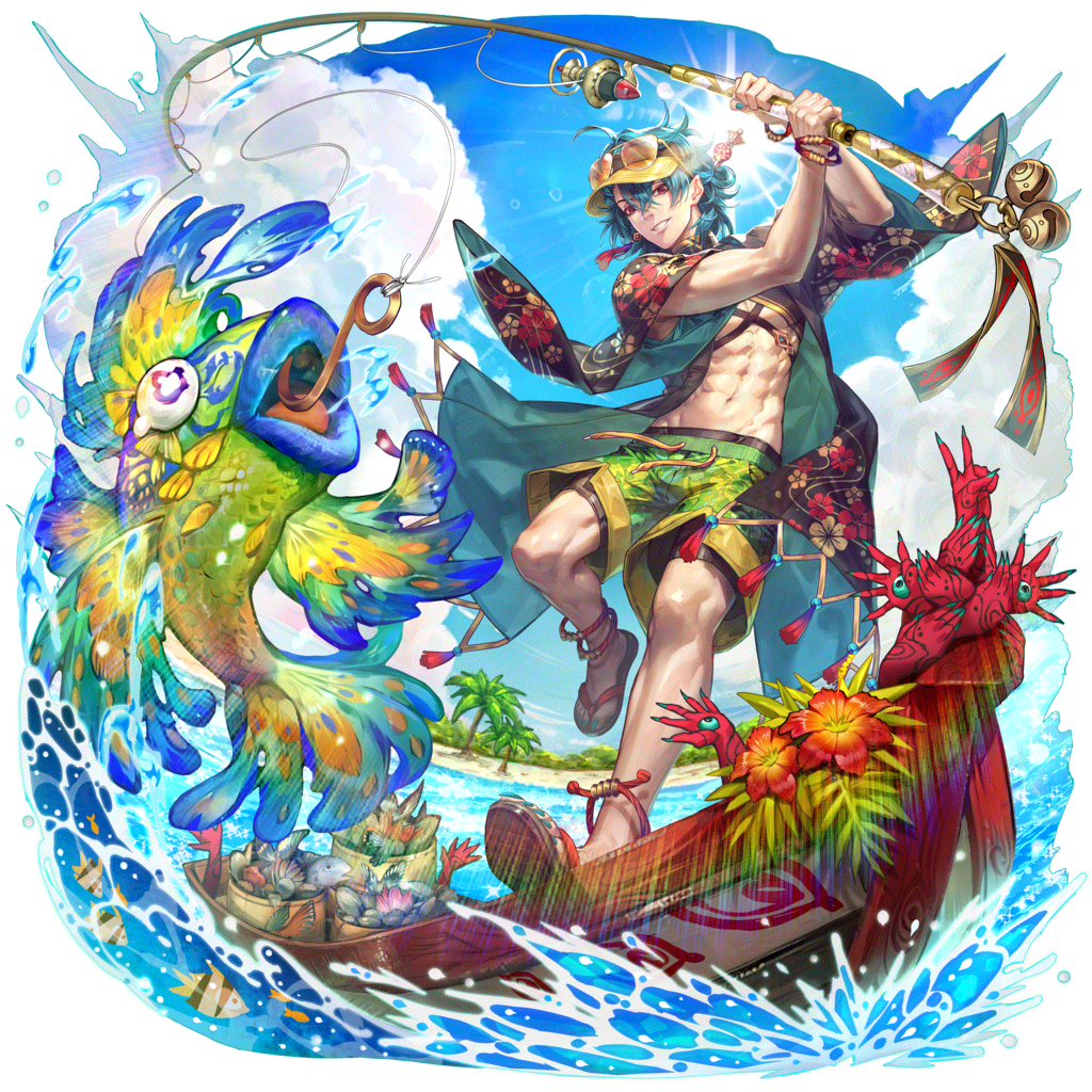 [夏空の釣果]ぬらりひょんのキャラクター画像