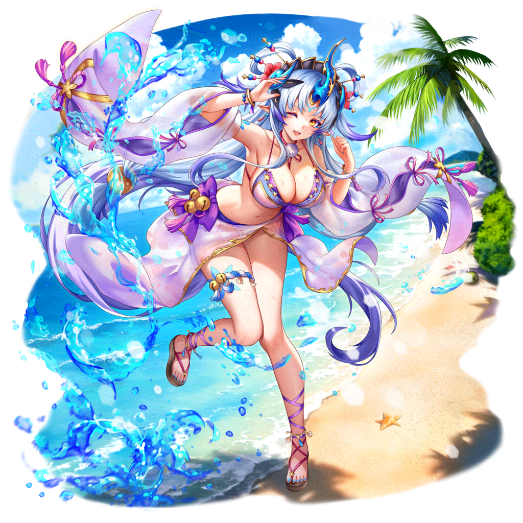 [渚の一輪]雷華のキャラクター画像