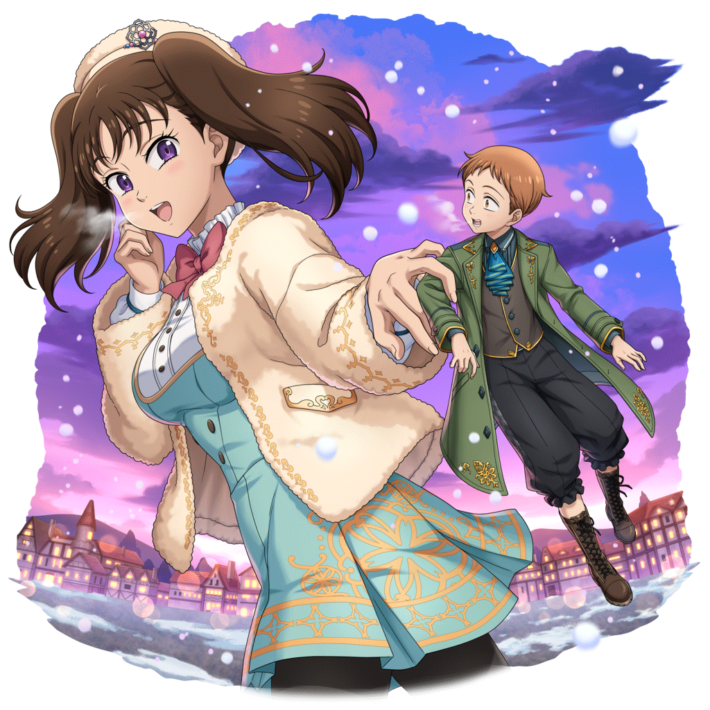 [冬デート]キング＆ディアンヌのキャラクター画像