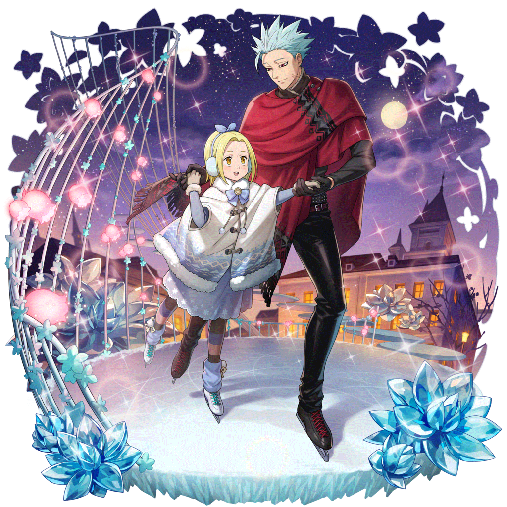 [銀盤を二人で]バン＆エレインのキャラクター画像
