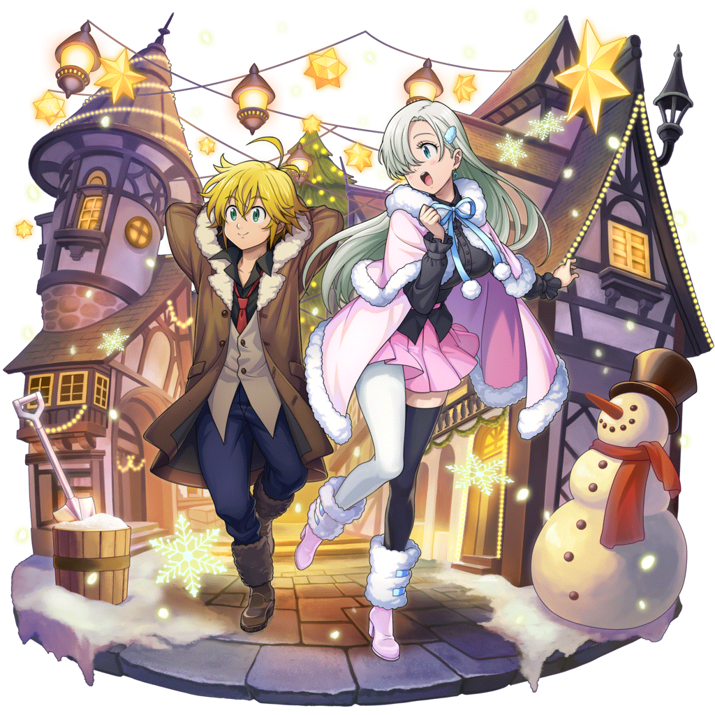 [冬夜]メリオダス＆エリザベスのキャラクター画像