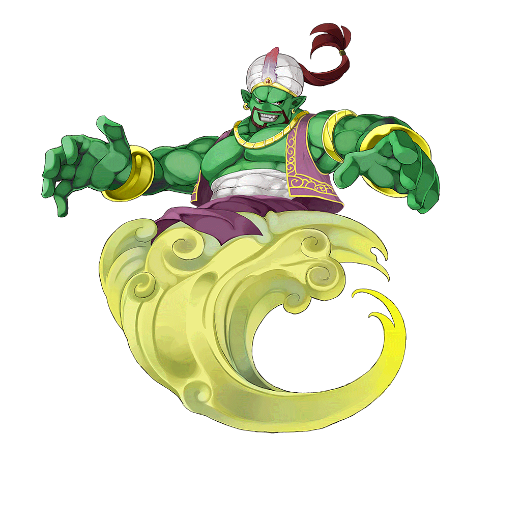 ランプの魔神・ジンのキャラクター画像