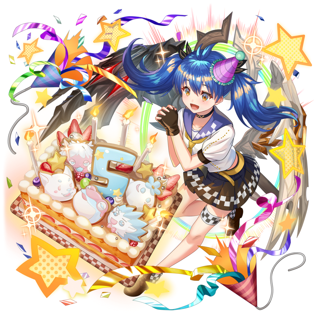 就任5周年・ルルカのキャラクター画像