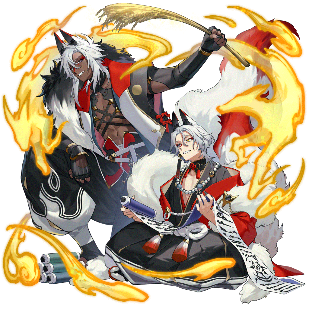 [豊穣神の使い]千歳と桐葉のキャラクター画像