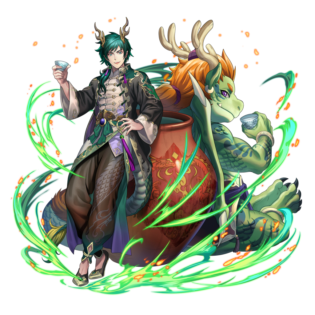 [酩酊盟友]ジウ＆パイチーのキャラクター画像