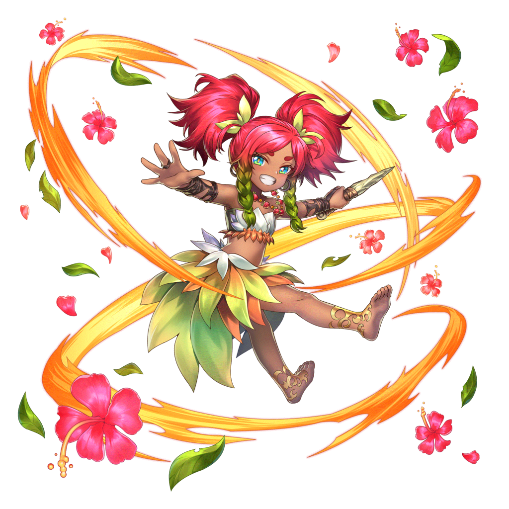 [キジムナーの少女]はるるのキャラクター画像
