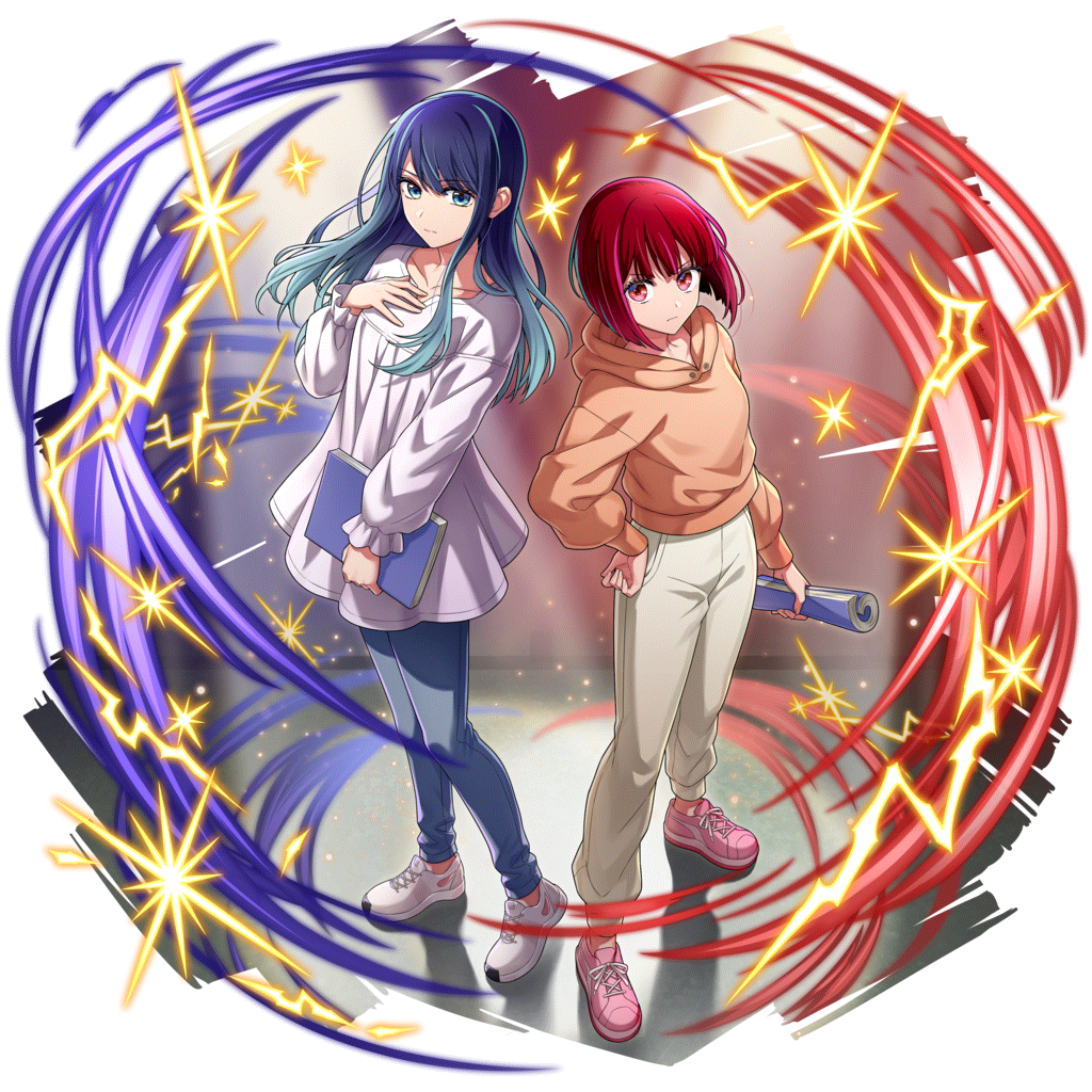 [競演]有馬かな＆黒川あかねのキャラクター画像