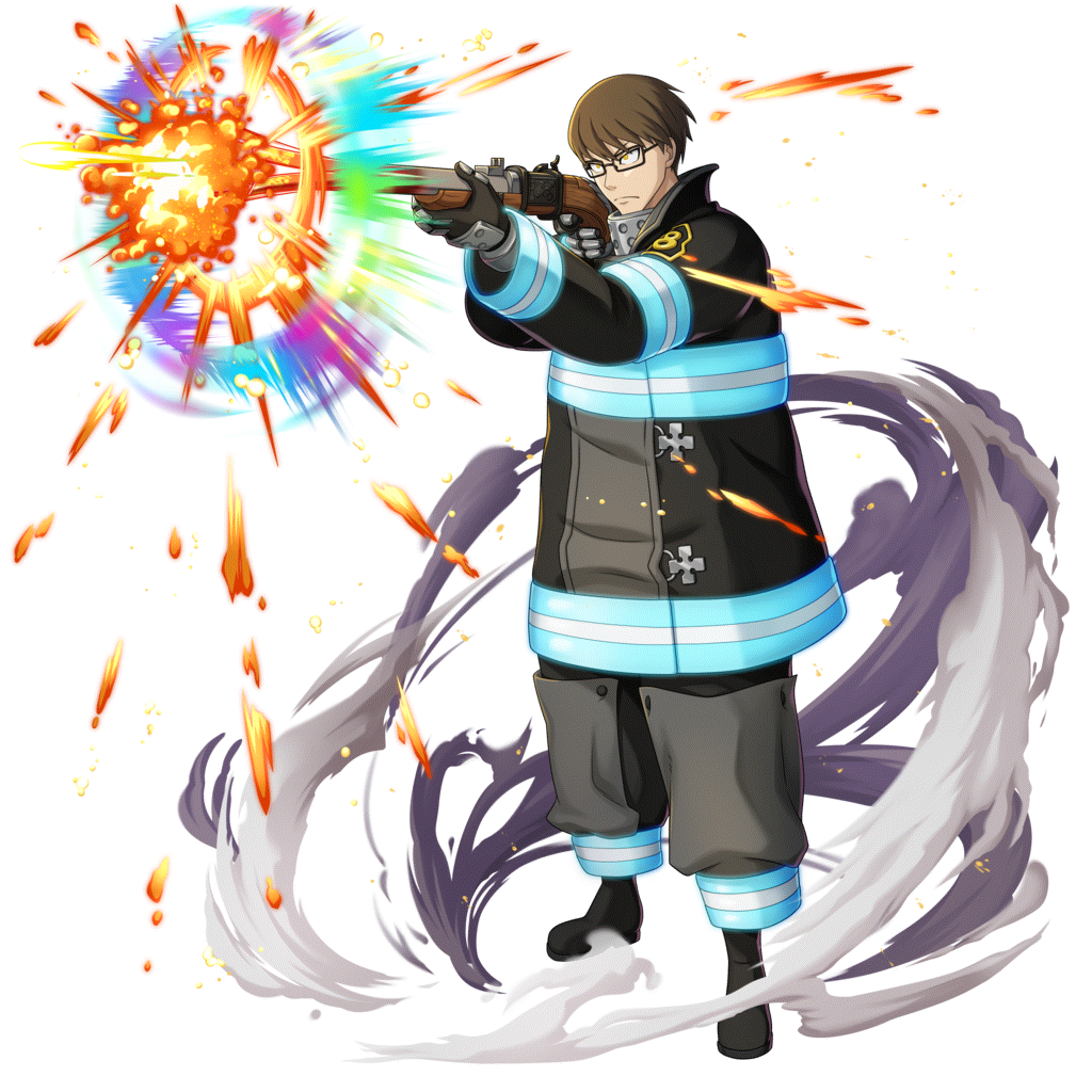 [第8中隊長]武久 火縄のキャラクター画像