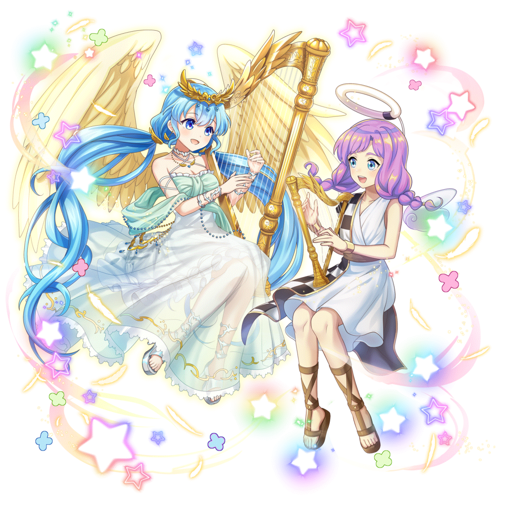 [推し]ハーピスト＆いちこのキャラクター画像