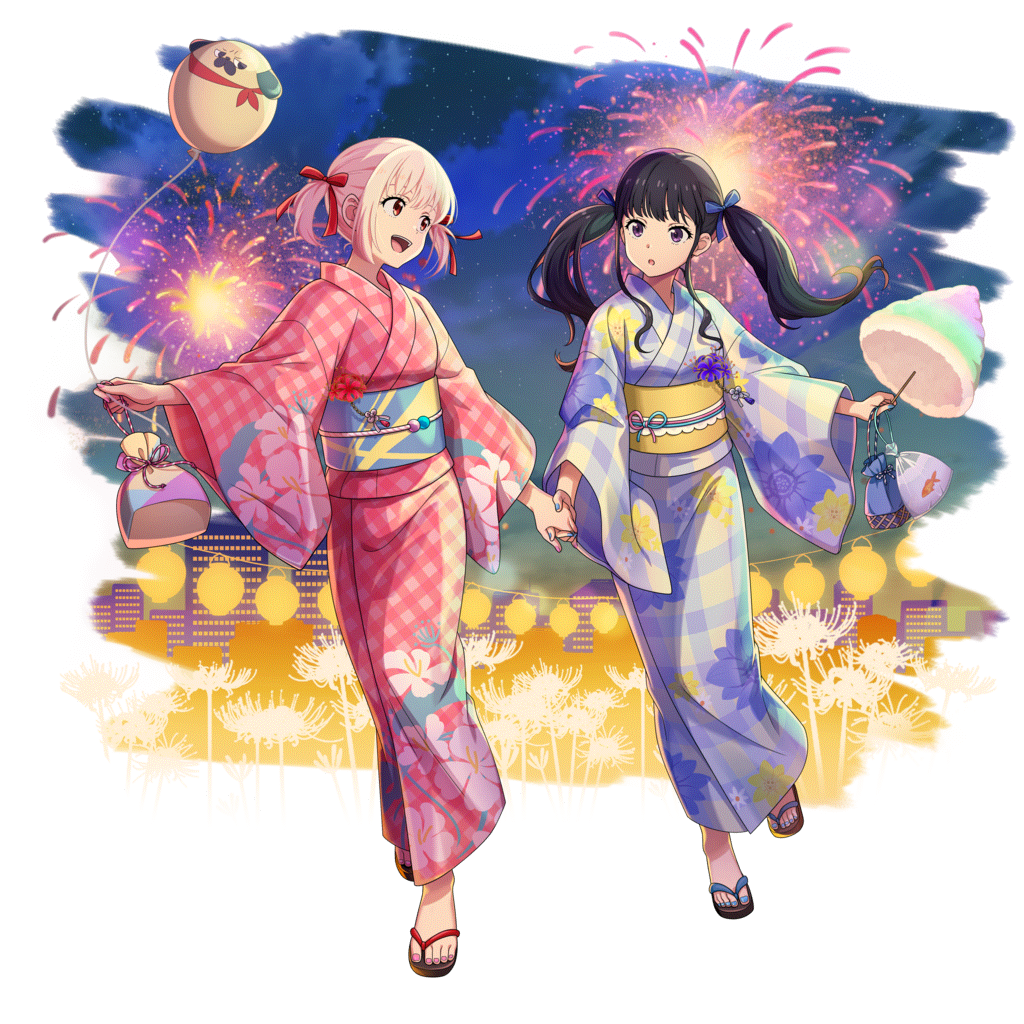 [納涼まつり]千束＆たきなのキャラクター画像