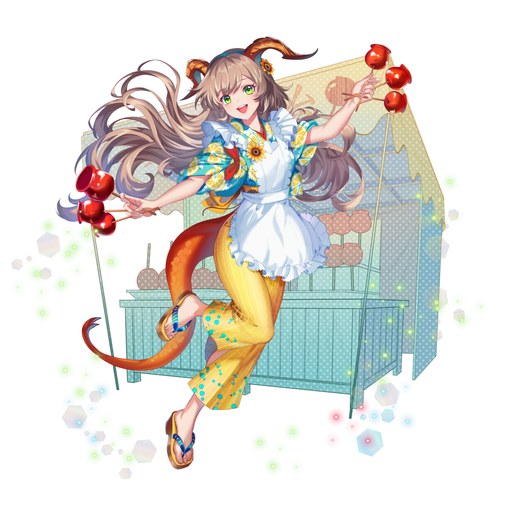 [屋台の看板娘]セシルのキャラクター画像
