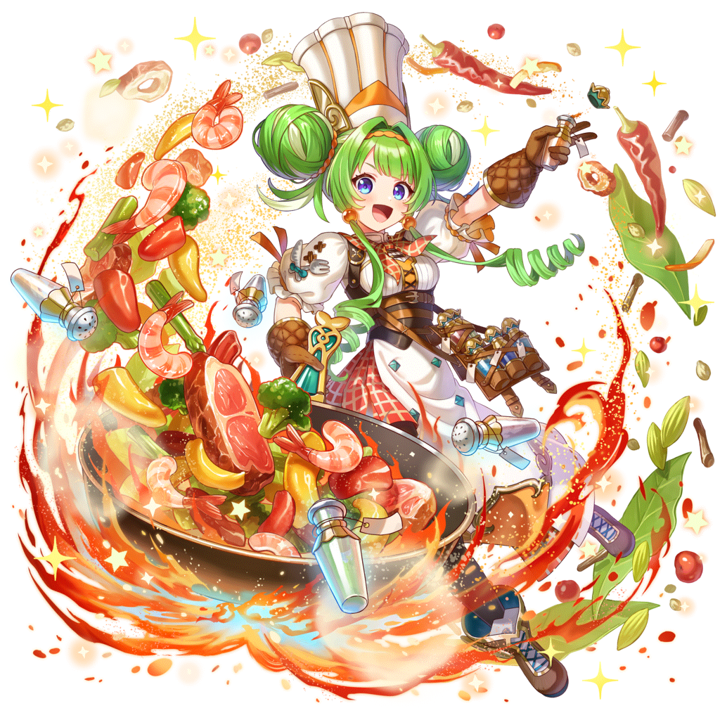 [天軍副料理長]ミネネのキャラクター画像