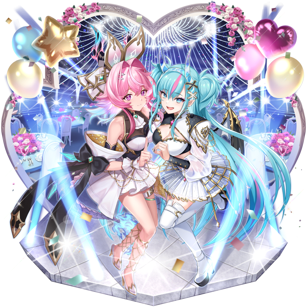 [マイフレンド]フレア＆リアンのキャラクター画像