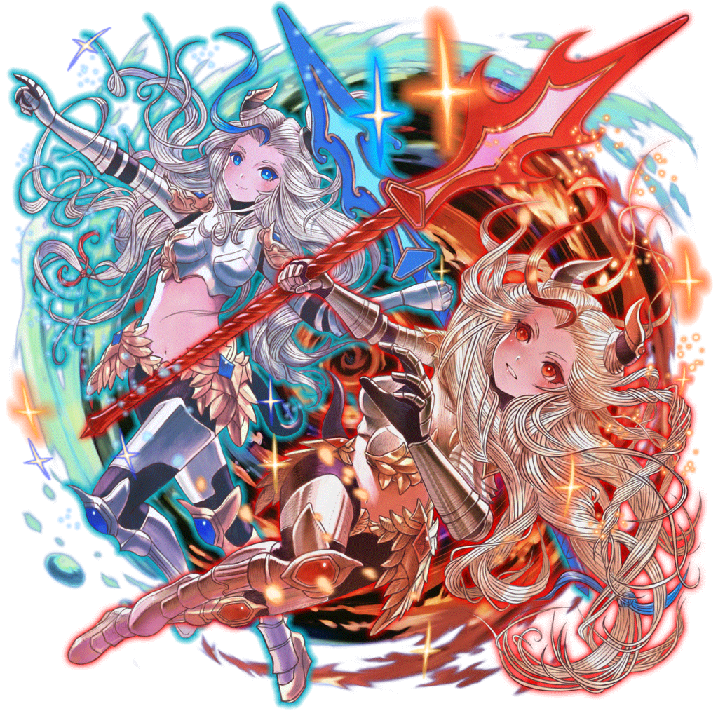 [紅と蒼の螺旋]リロ＆レルのキャラクター画像