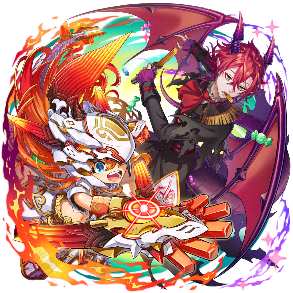 [凸凹チーム？]ロライン＆オーのキャラクター画像