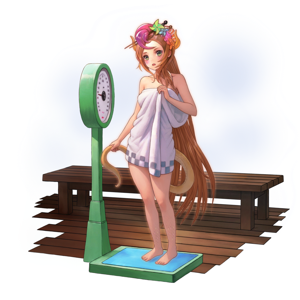 [ドキドキ体重測定]ちかぜのキャラクター画像