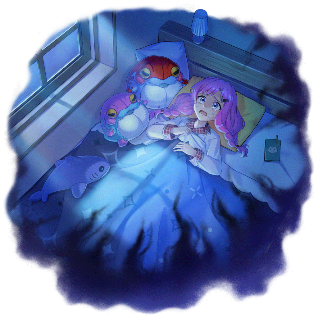 [眠れなくなった]いちこのキャラクター画像