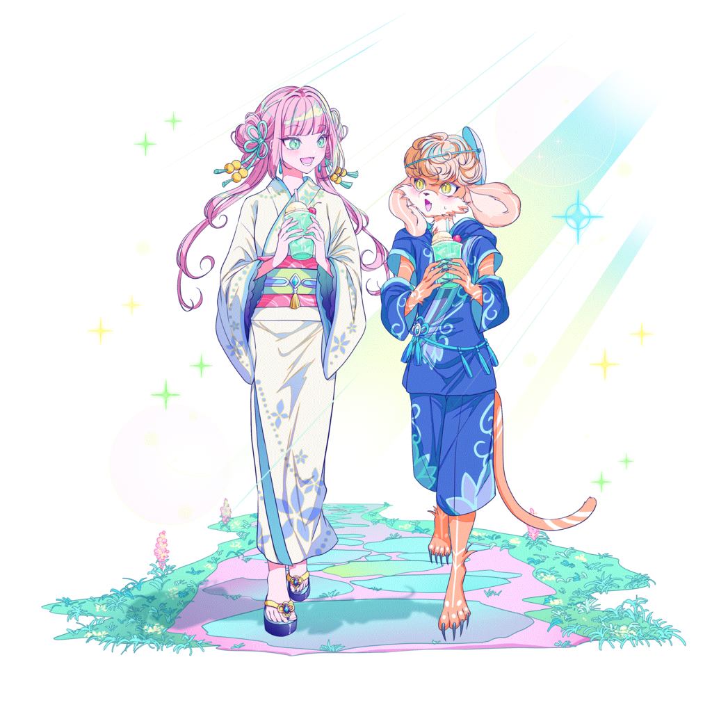 [二人の時間]ジャラ＆ニィニーのキャラクター画像