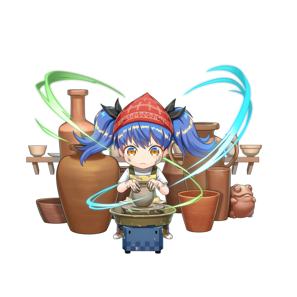 陶芸家・ミニルルカのキャラクター画像