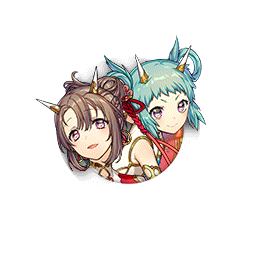 [麗舞の姉妹]大喬＆小喬の駒アイコン