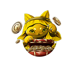 金色・ゴールドキャットの駒アイコン