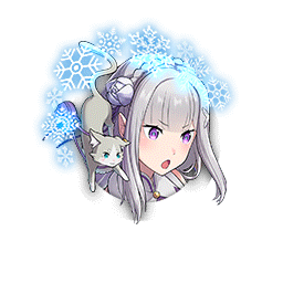 [氷の記憶]エミリア＆パックの駒アイコン